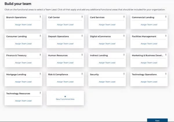 Agility Planner Screenshot - Build Your Business Continuity Team