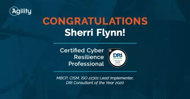 Congratulations to Sherri Flynn on her CCRP Certification