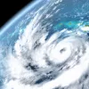 Hurricane from space