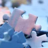 A jumble of puzzle pieces